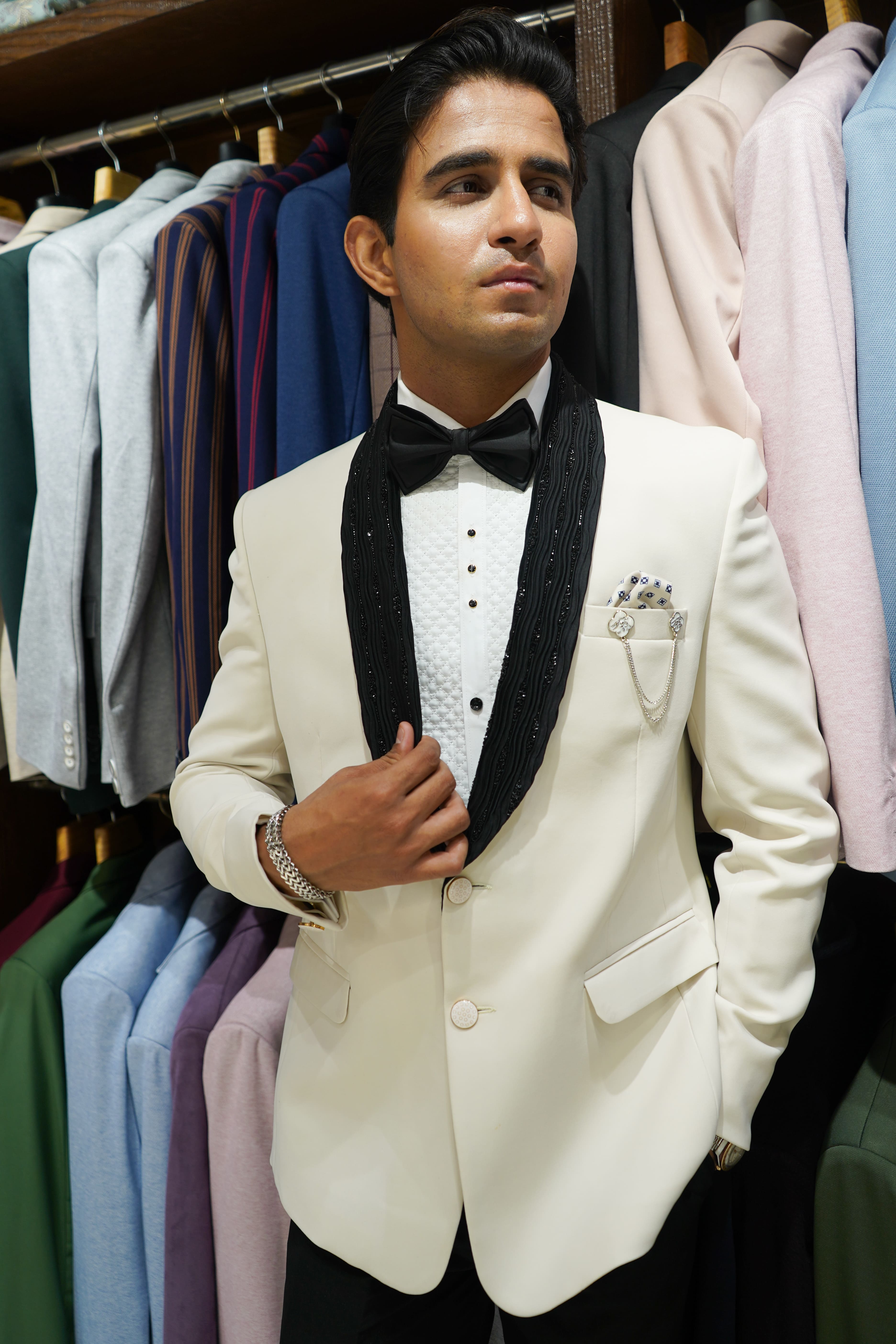 Japanese Fabric Lapel Tuxedo