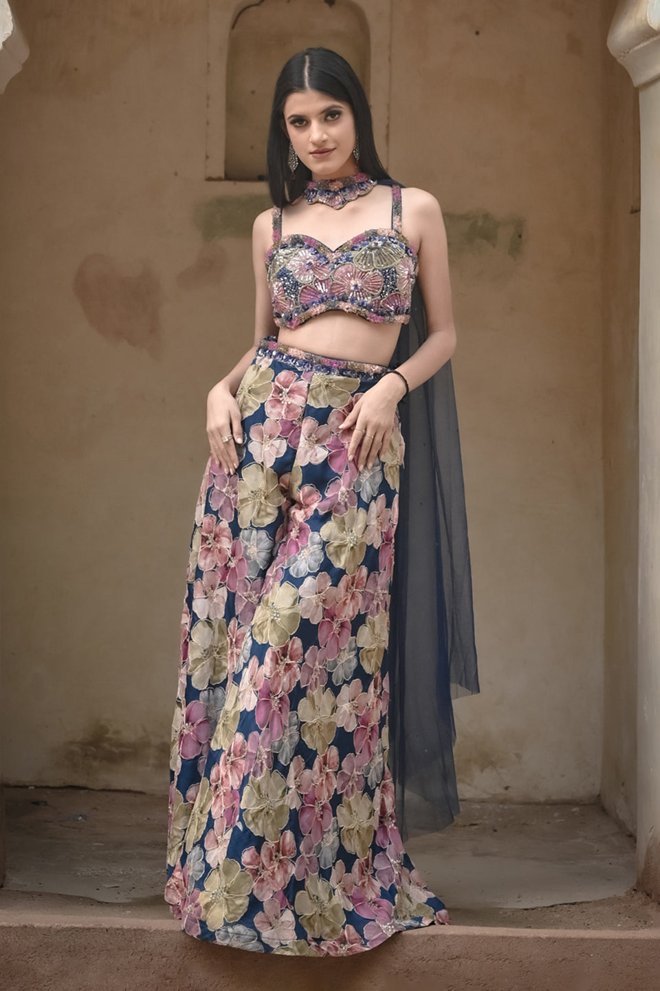 Kat Dana Handwork Indo-Western
