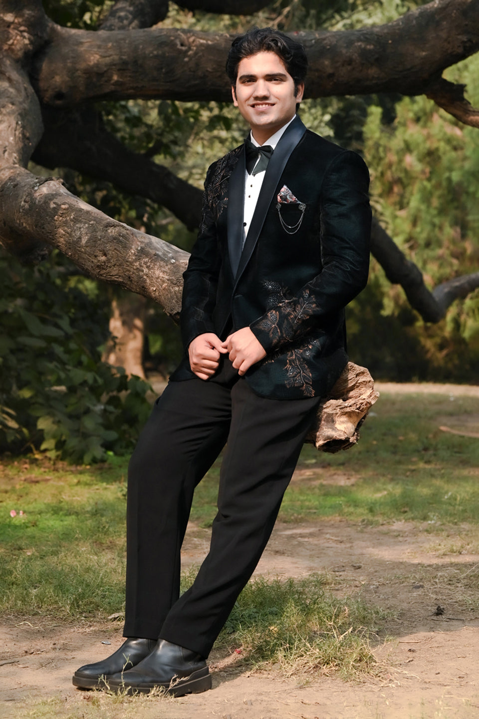 Velvet Handcrafted Tuxedo