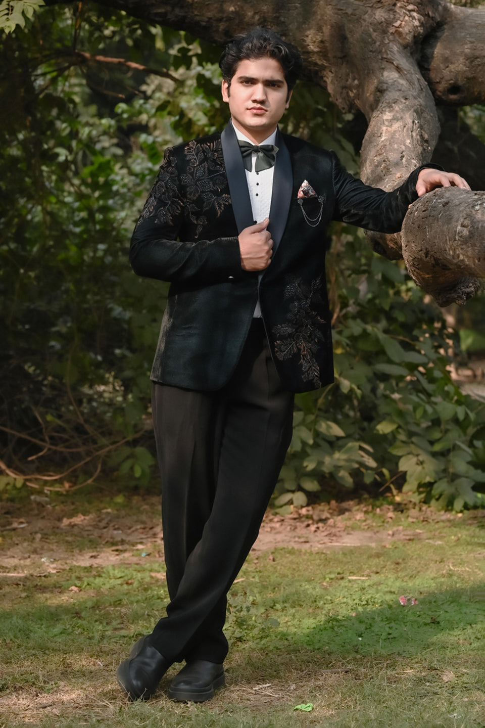 Velvet Handcrafted Tuxedo