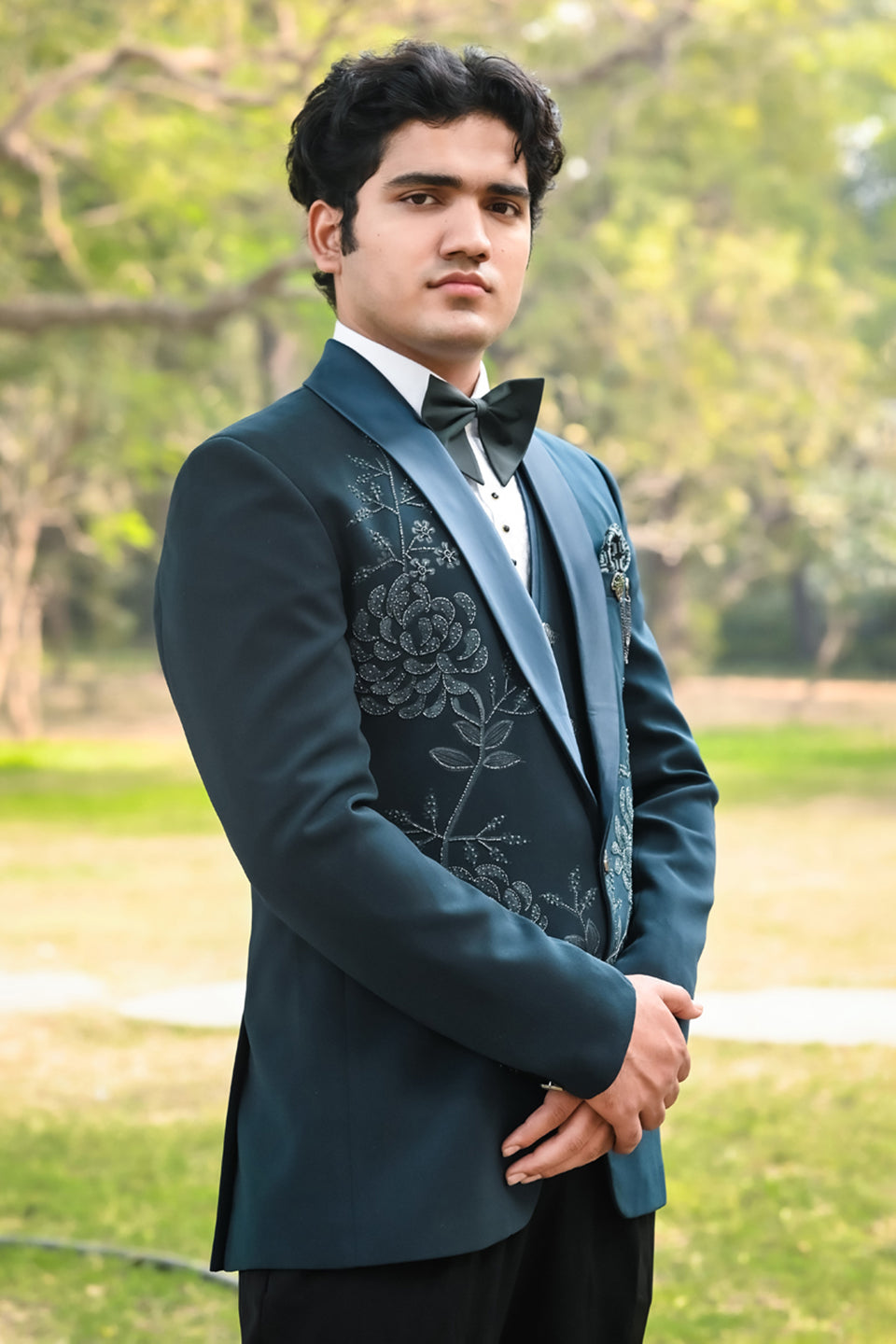 Japanese Fabric Handcrafted Tuxedo