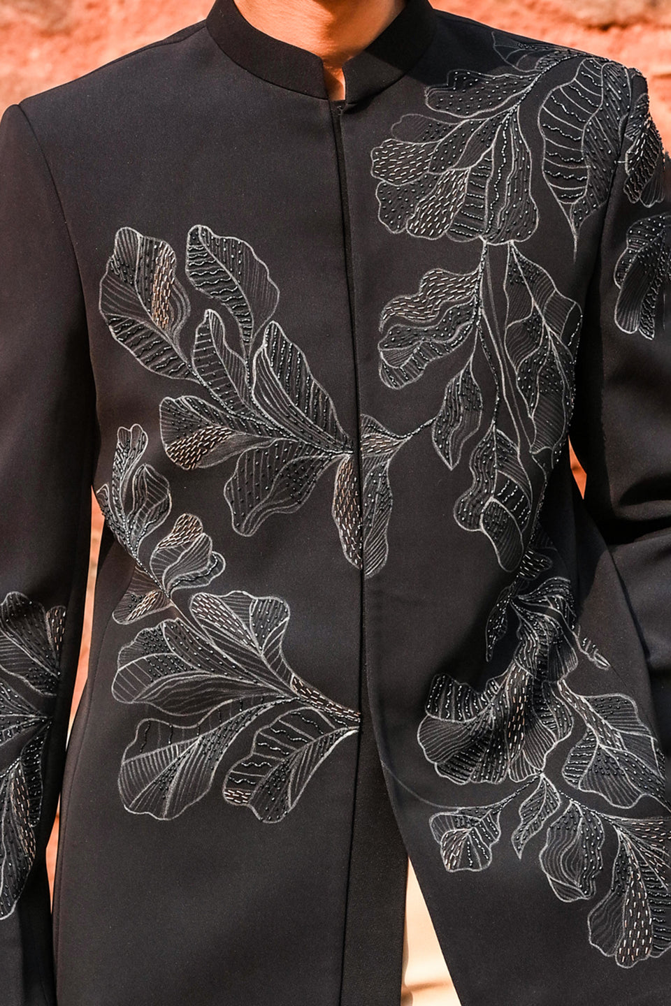 Japanese Fabric Jodhpuri Bandhgala