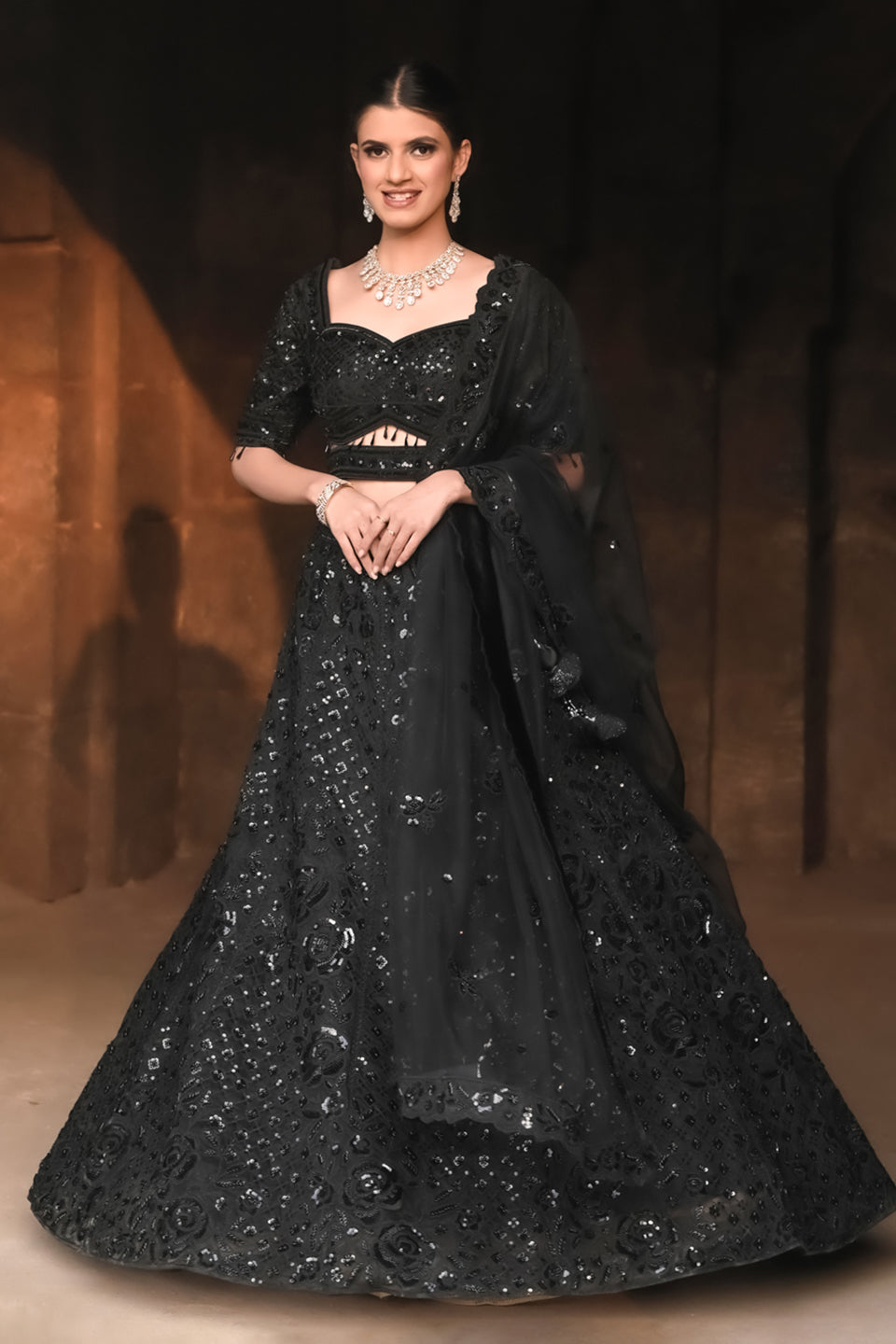Handcrafted Kat-Dana Lehenga