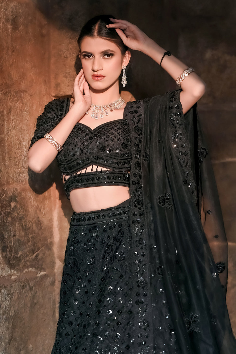 Handcrafted Kat-Dana Lehenga